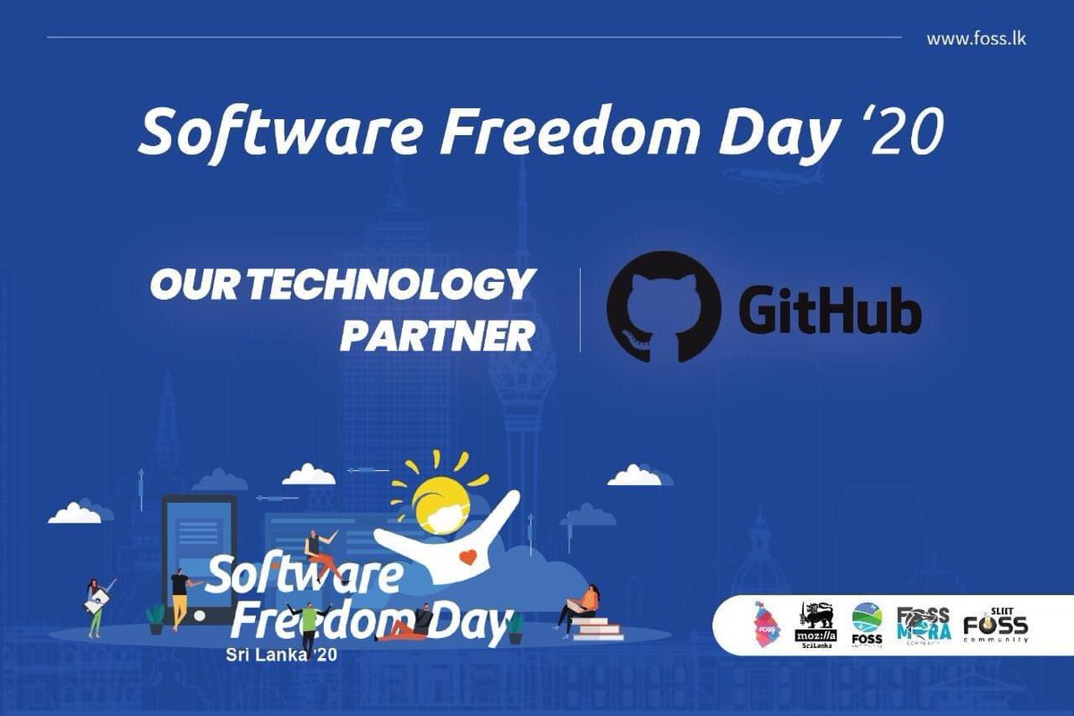 fossnsbm's tweet image. We are privileged to welcome GitHub as the Technological Partner of sfd 20 Sri Lanka.

#sfdlk #sfdlk20 #sfdlkcmb #sfdlknsbm