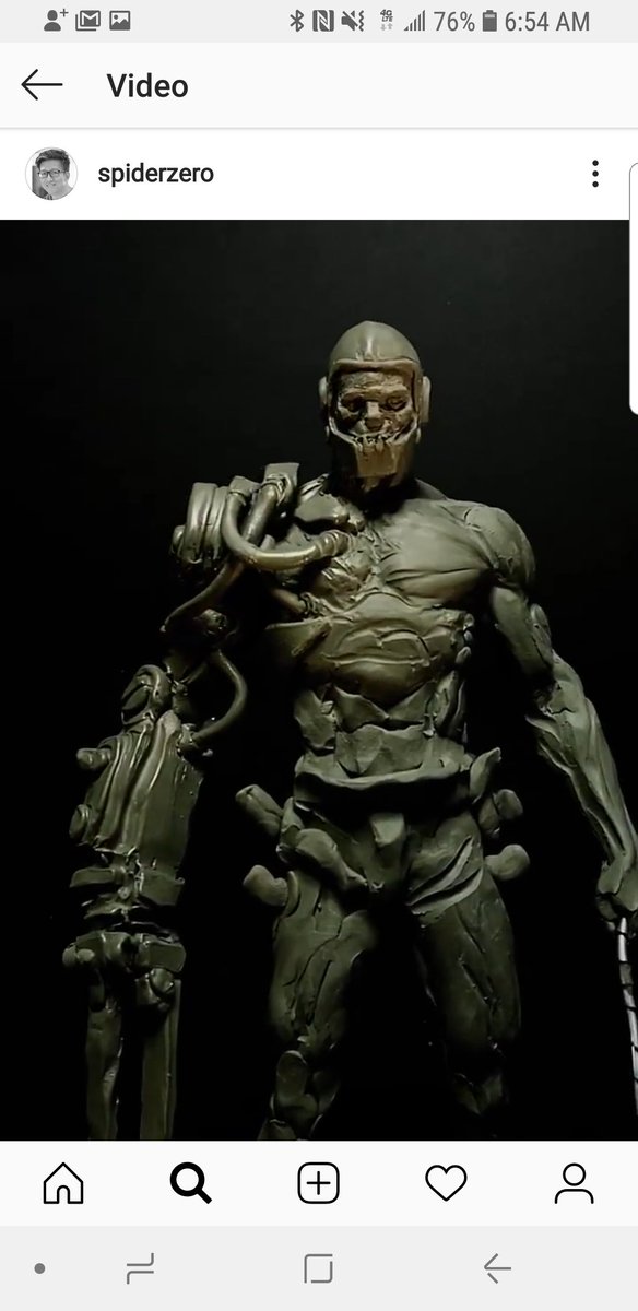 Blasterkid's tweet photo. Today for Super Fun Sunday I thought I'd do something different. If you don't know Simon Lee's INCREDIBLE sculpting powers you will. #spiderzero later today on YouTube! https://t.co/tT2LHYyoEj