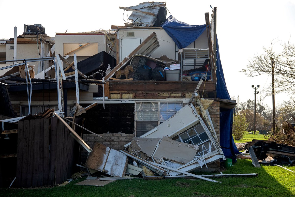 Operation BBQ Relief has provided 117,343 meals to Lake Charles and the surrounding communities. We are projected to cook another 23,775 meals today.  After 9 days, many are still without power and water.  Blue tarps cover numerous homes and apartments. obr.org