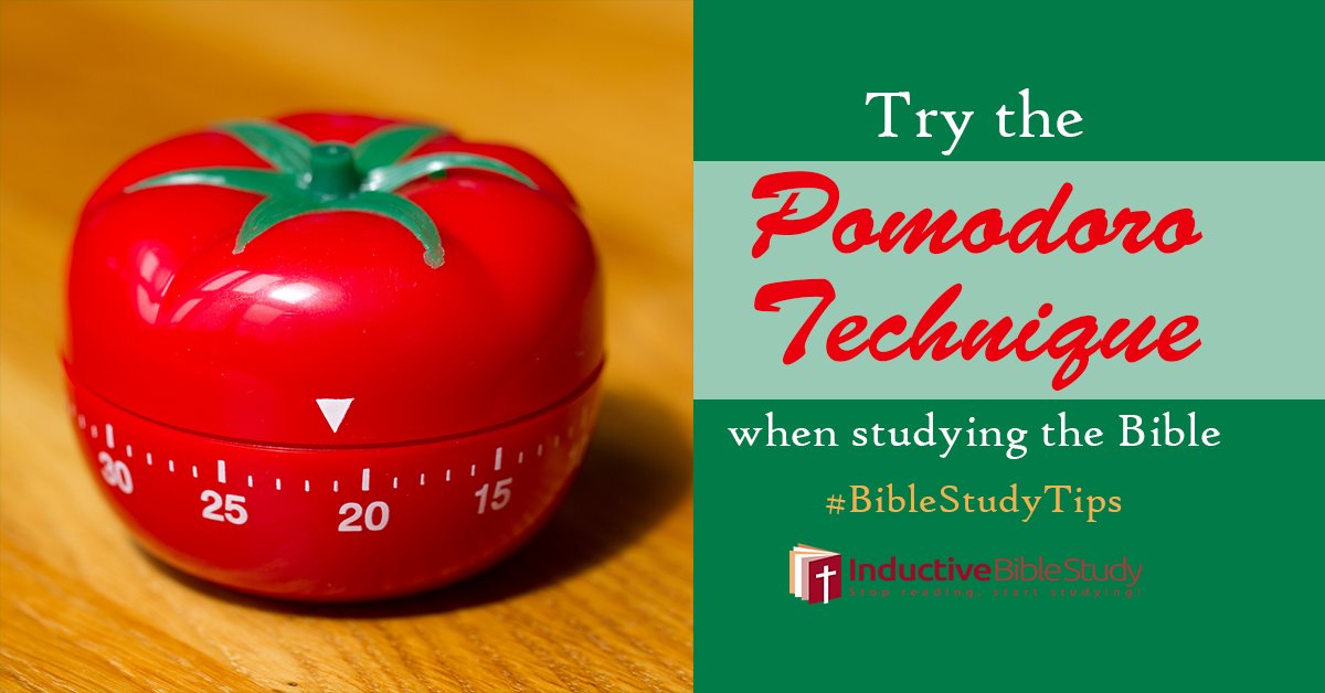 iBibleStudyApp's tweet image. Try the #PomodoroTechnique when studying the Bible.   ow.ly/QeWl50BfaR2
#BibleStudyTips
