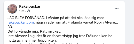 rakapuckarpunk1's tweet photo. Några rader om att Frölunda fyllt på med Robin Alvarez. Tankar här.
#frolundahc #shl #twittpuck #SkeAIK #pantern
https://t.co/mbiQd3ZC8c https://t.co/BqnIJdJCSo