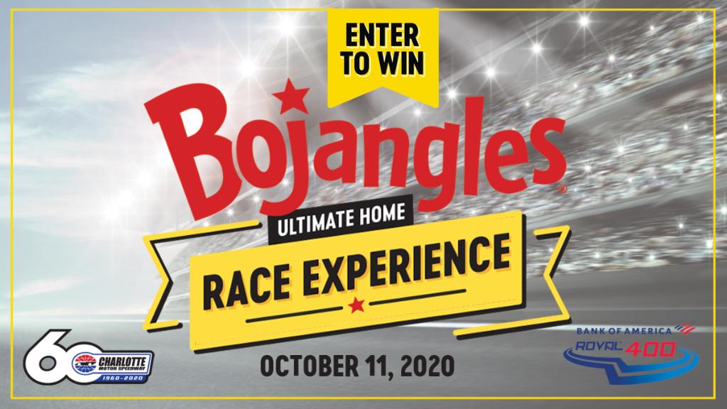 Bojangles's tweet photo. Got a neeeeeeed for speed? Enter to win the Ultimate Home Race Experience from @CLTMotorSpdwy! Sign up here // https://t.co/qL0YzU777o 🏁 #LetsBoRacing https://t.co/4QTwKgcOWG