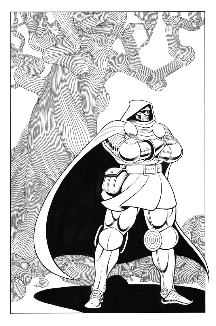 Doctor Doom Coloring Pages