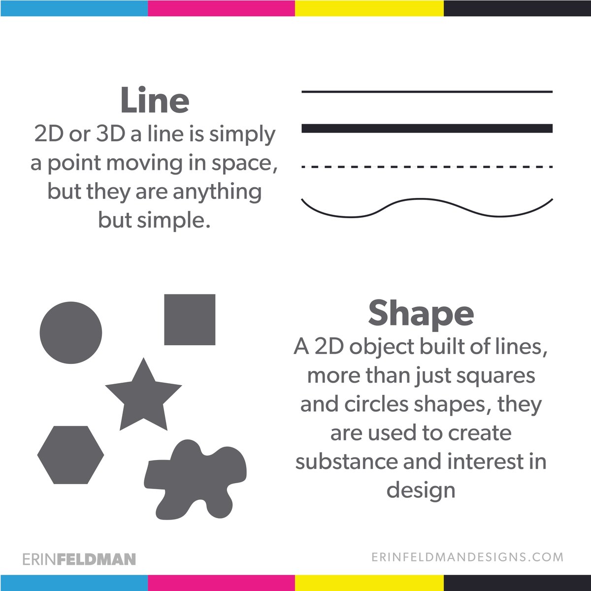 efeldmandesign's tweet image. This week our graphic design lessons continue with the structures of design.
What element surprised you the most?
#brandidentity #graphdesign #brand #graphicdesignlession #designeducation #arteducation #arttheory #typography #line #shape #colortheory #whitespace
