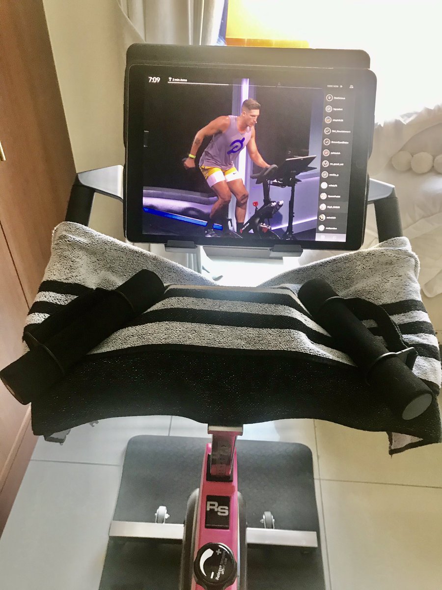 JonnahGJ's tweet photo. Today’s class @onepeloton 🚴‍♂️💪👏 @MYZONEmoves loving the home cycle ✅🚴‍♂️💨☀️🔥🙌 https://t.co/vmoZPjuf1G