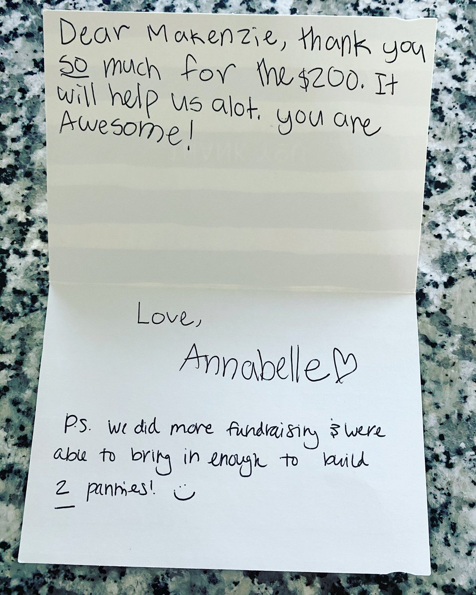 HampsteadsLFP's tweet photo. Makenzie has provided grant funds to open additional Little Free Pantries across the country, including Anabelle’s in Iowa. We are thrilled to hear about her success! Running a LFP is rewarding and easy! Thinking about it? Let Makenzie help! https://t.co/Do9HXv0Wtq