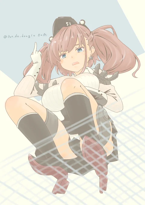 これは船底チェックに訪れた提督に驚いていつもと違う指を立ててしまう慌てん坊のアトランタ(*'ω`*)
おっちょこちょいだね☆

#艦これ版深夜の真剣お絵描き60分一本勝負
#艦これ版真剣お絵描き60分一本勝負_20200906 