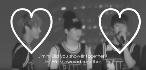 They showered together 