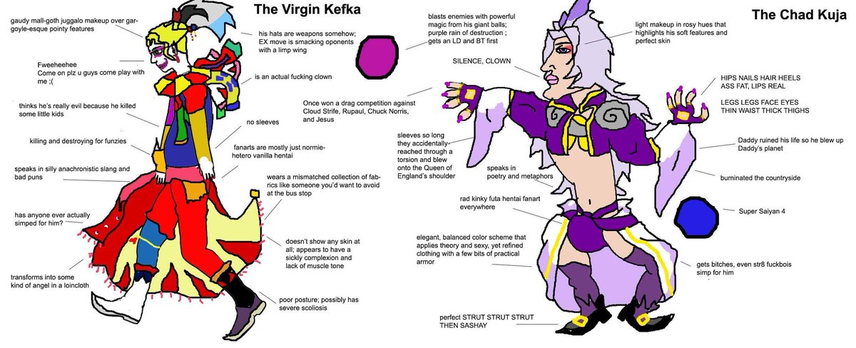 enola_reven's tweet photo. #dffoo #dff_oo #chadvirgin #kefka #kuja #dissidia #finalfantasy #finalfantasymeme #finalfantasyfanart #operaomnia #dissidiaoperaomnia #ffvi #ffix #nerdmeme #gamermeme https://t.co/oouEHFFVLY