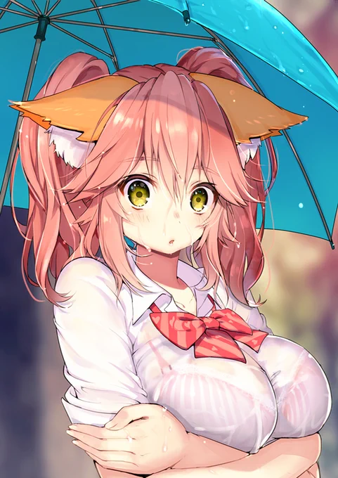 【Fate】JK玉藻ちゃん
☔⛈️
#玉藻の前 
#Fate 