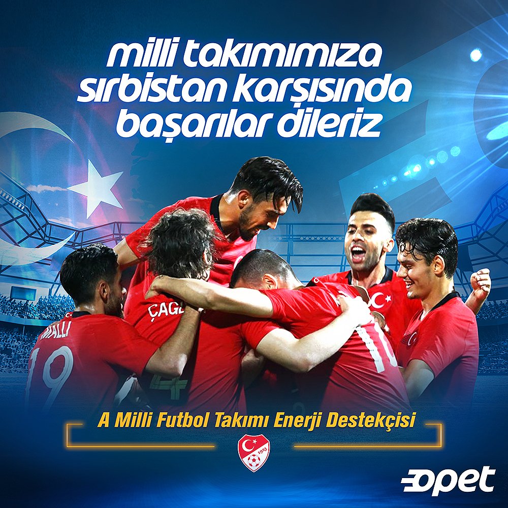 UEFA Uluslar Ligi’nde Sırbistan karşısında ikinci maçına çıkan Milli Takımımıza başarılar dileriz. https://t.co/1D1wUUFgjL