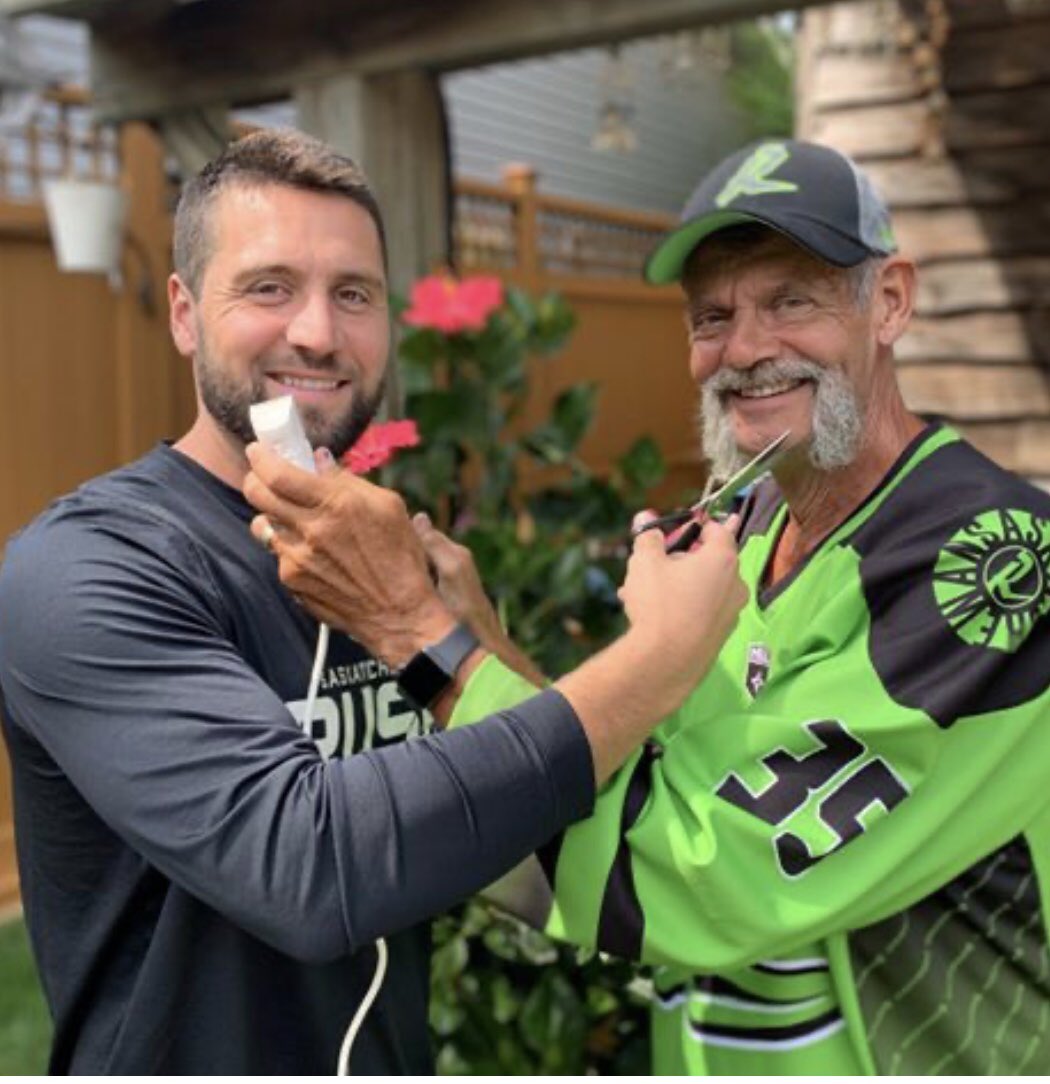 Donated our playoff moustache and beard to Terry Fox Foundation. Kirk Family raising funds to celebrate the 40th year.
Donate at     terryfox.ca/kirkfamily
Donations of $40 or more in draw for custom drawn Rush Shoes and shirt. Please retweet.