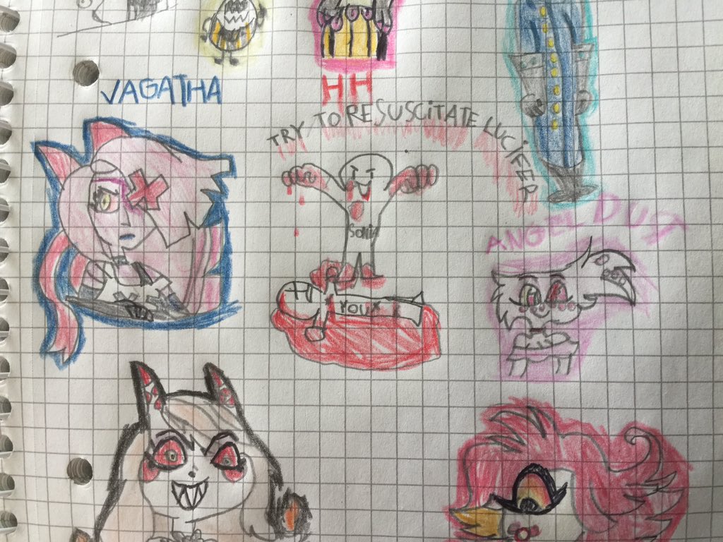 RitaRockstarz's tweet photo. Pen: I AM COOL!
me:😍
#hazbinhotelvaggie #HHvaggie #HAZBINHOTELCHARLIE #HHCHARLIE #HAZBINHOTELNIFFTY #HHNIFFTY #HAZBINHOTELANGELDUST #HHANGELDUST #HAZBINHOTELBAXTER #HHBAXTER #HAZBINHOTELSIRPENTIOUS #HHSIRPENTIOUS #HAZBINHOTELEGGBOI #HHEGGBOI #HAZBINHOTEL #HH #HazbinHotelFanart https://t.co/z9bjKZOmrQ