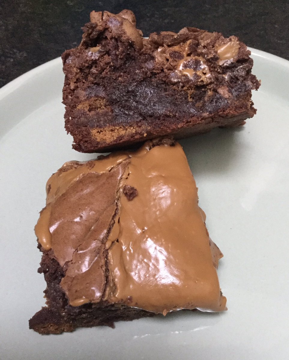 I made @lotusbiscoffUK brownies today using broken biscuits and spread. Thank you <a href="/janespatisserie/">Jane’s Patisserie ❤️🍰</a> for another amazing recipe. They taste divine ! #girlwhobakes