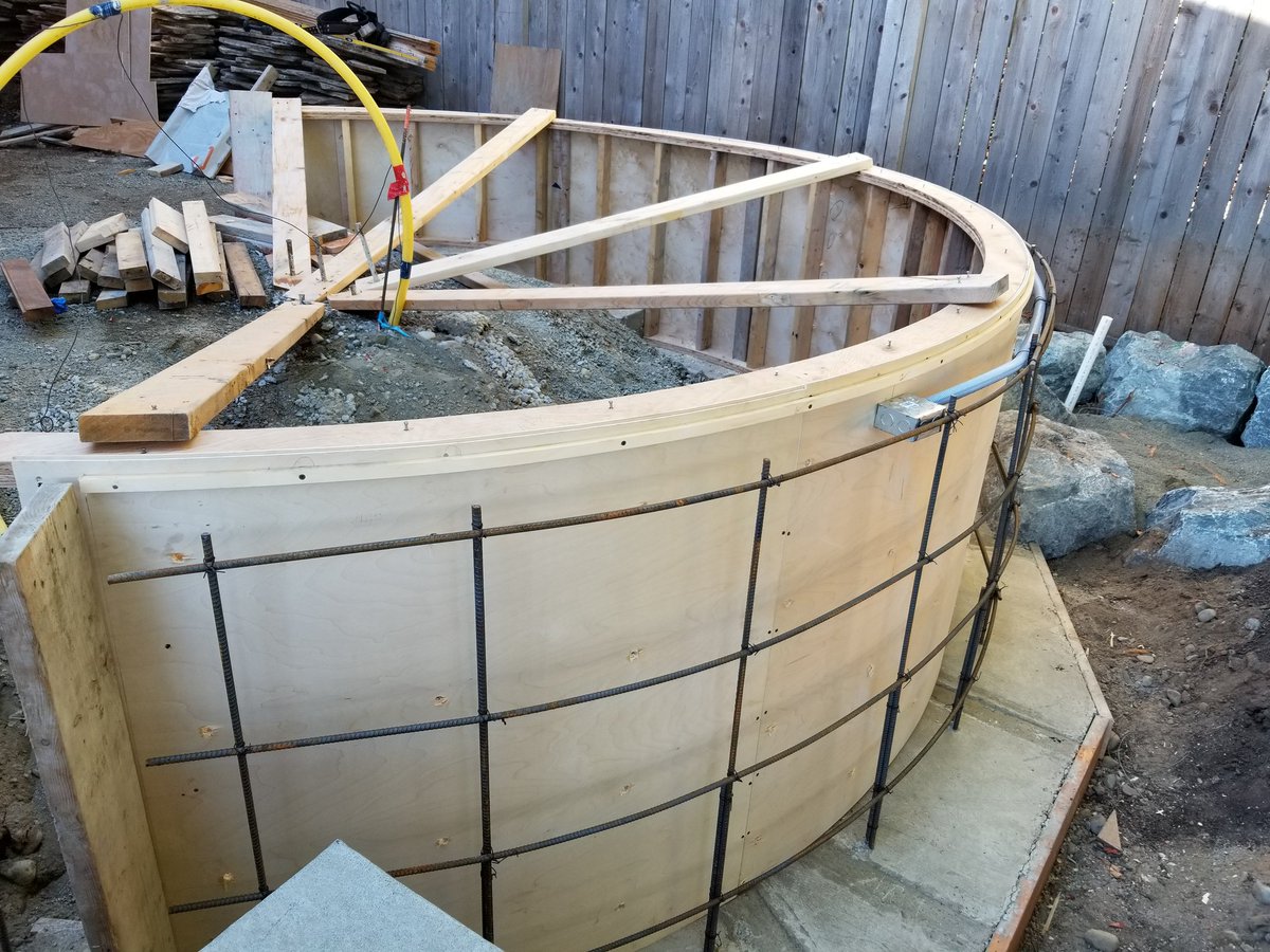 LBhammers's tweet photo. C is for custom curved concrete creations. Destined to be the coolest fire pit bench one could conjure up. https://t.co/c8G2aWucWY