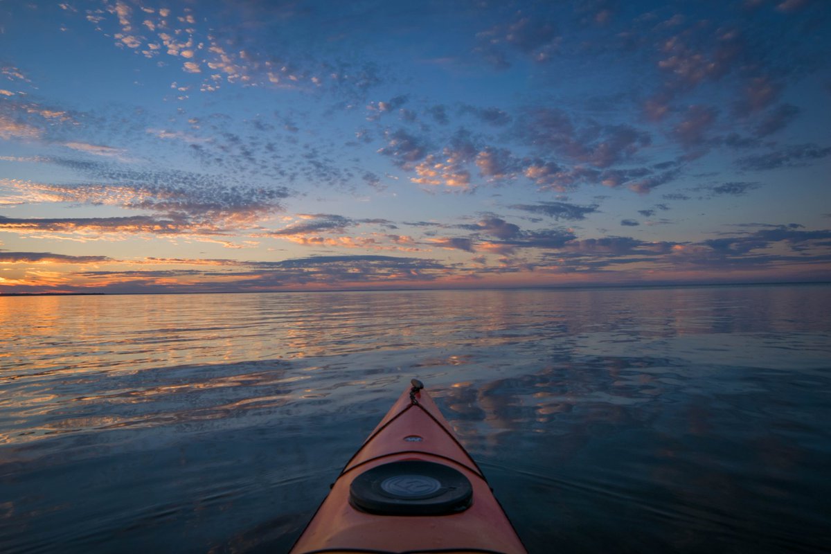 Third 906 Day Photo: An evening paddle on Lake Superior at Whitefish Bay. The Big Lake is famous for its violent storms. But it is also capable of indescribable serenity.