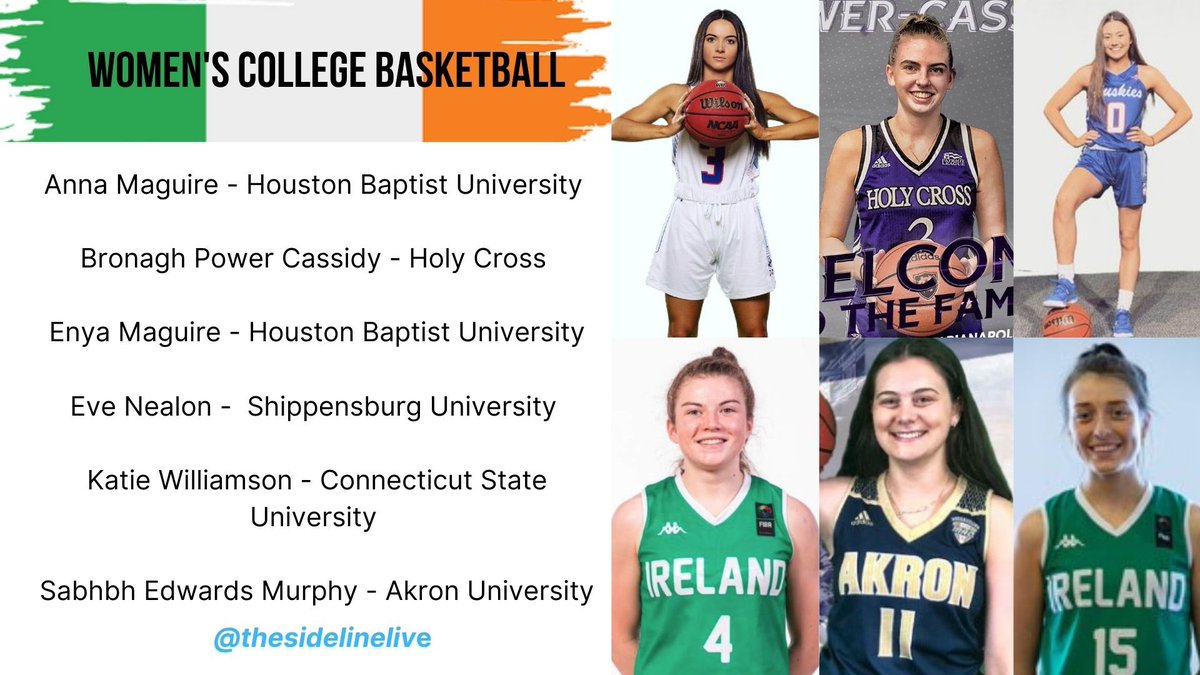 “Who run the world? Girls”

☘️ Green Army Abroad ☘️

A massive shoutout to these girls currently playing college basketball in the States 

Best of luck with your season!

#thesidelinelive #basketballireland #greenshoots #20x20 #cantseecantbe #womeninsportire #hersport