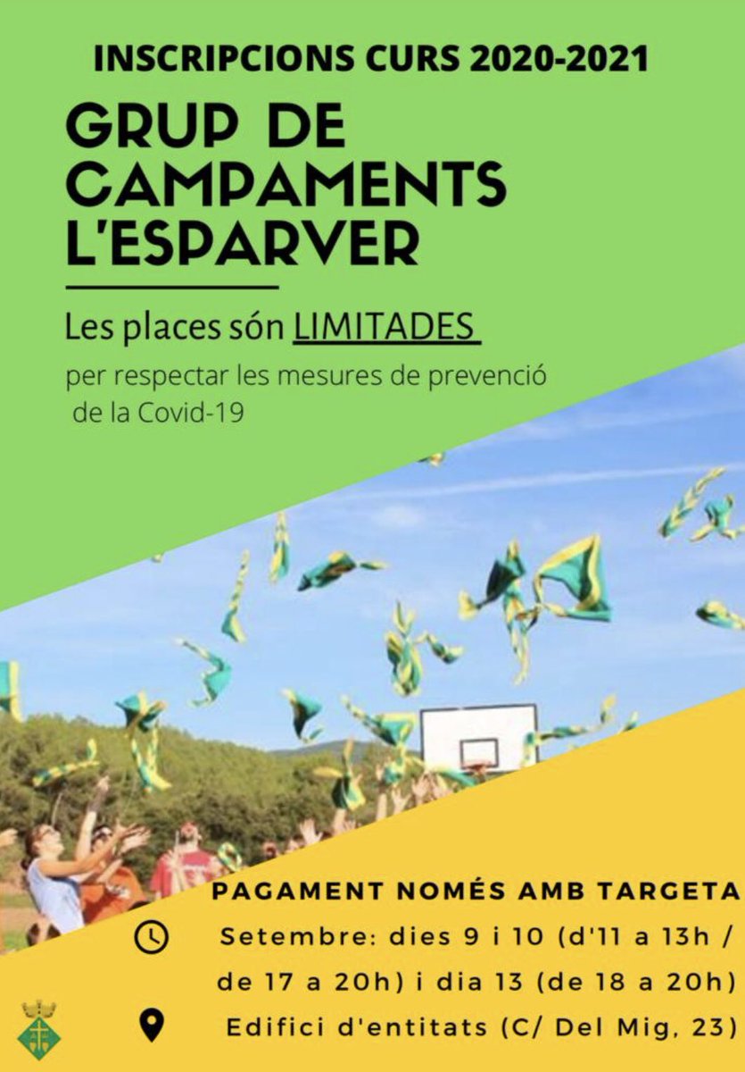 GCEsparver's tweet photo. TORNEM🥳

Aquí podeu llegir algunes de les mesures que prendrem per garantir que l'esplai sigui segur!

Com sempre, gràcies per la confiança🥰 https://t.co/cWZ9OkD4O8