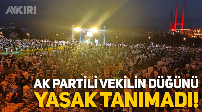 Otobüste yorgunluktan uyuyakalan ve maskesini gözüne çeken vatandaşı, 80 milyona rezil eden Sayın Bakan, 2 bin kişinin katıldığı, yasakların hiçe sayıldığı Kocaeli'deki düğün hakkında hala sessiz!