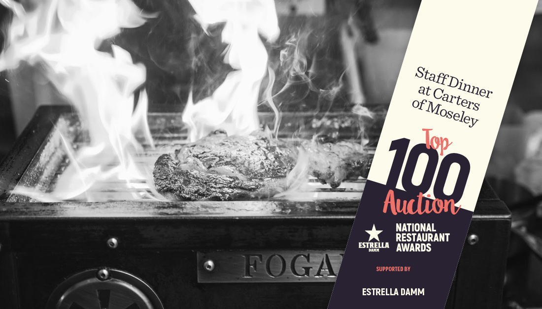 cartersbhx's tweet photo. The @The_NRAs Top 100 Auction ends TODAY @ 6pm

Bid now for a chance to join us for #staffdinner

This initiative is raising vital funds for the brilliant industry charity @HospAction 

→ https://t.co/OGhG5ojTYb

#Top100Auction #NationalRestaurantAwards
@ChefBradCarter https://t.co/Xz5uvNB52T