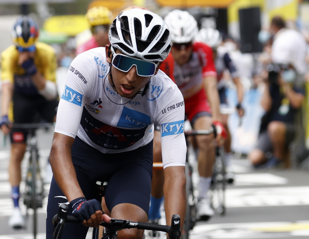 NoticiasCaracol's tweet photo. #ElTourPorCaracol l Egan Bernal ya es segundo de la general del Tour de Francia: Tadej Pogacar ganó la etapa 9 https://t.co/0n1Noj74JS https://t.co/VpJ8zBwQS4