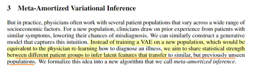 semanticbeeng's tweet image. "Despite the recent success in #probabilisticmodeling generative models trained using traditional inference techniques struggle to adapt to new distributions"
"generalize across several related #distribution-s"
#MetaVAE amortized #VariationalInference
#ML #NonStationaryLearning