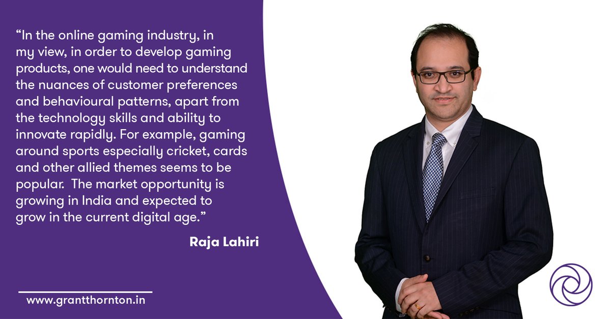 GrantThorntonIN's tweet photo. 'Important to understand the nuances of customer preferences and behavioural patterns, apart from the technology skills and ability to innovate rapidly in the online gaming industry': Raja Lahiri.
#OnlineGaming #CustomerPreference #Technology #Innovation https://t.co/ICyuR0anxe