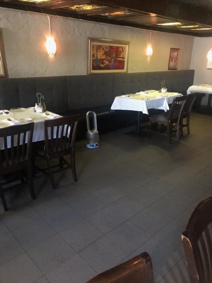 LaicosJC's tweet photo. Here's a look at our new indoor set up showing safe distance between our dining tables as well as at the bar. Thank you for your continued support as we now navigate this exciting new experience of getting back to dining indoors. We hope to see you soon! #laicosjc #jerseycityeats https://t.co/KT6Hh7JFJn