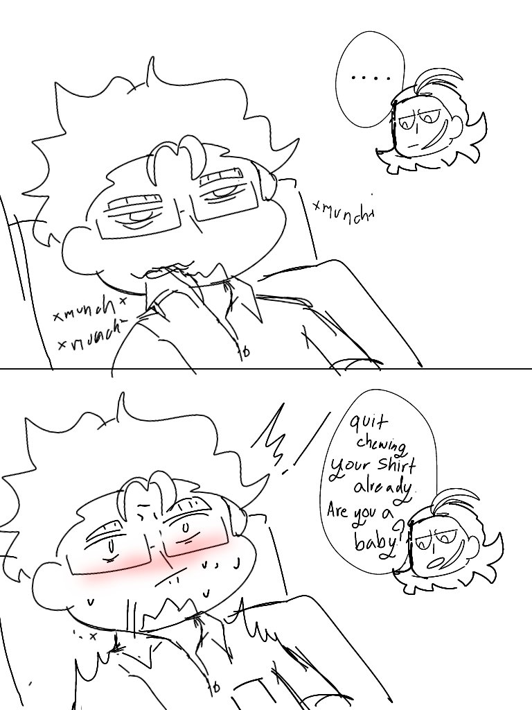 nomorekrk's tweet photo. Saw @N_A_S_T_Y_tm 's
Headcanon about dave having an oral flextion when he stressed out and this pop up form my mind.
#wolfshield #วูลฟชีลด์ https://t.co/RScuXXmmyK