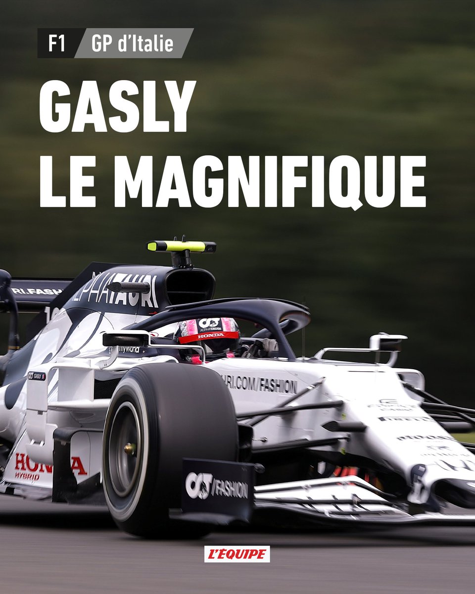 Pierre Gasly remporte le Grand Prix d'Italie. Une première pour un pilote français depuis 1996. #ItalianGP

✍️ La course : ow.ly/UHnP50BjhSv