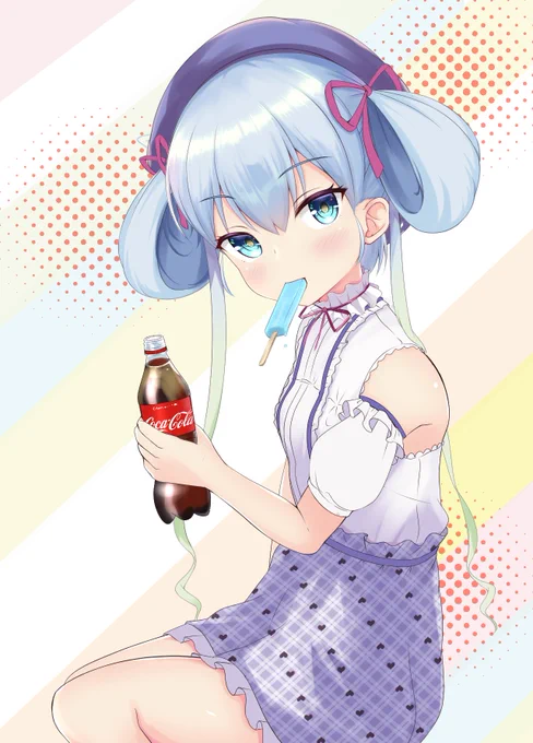 昨日有栖ちゃんにアイスとコカ・コーラ与えてました。
#オンゲキ 
#珠洲島有栖生誕祭2020 