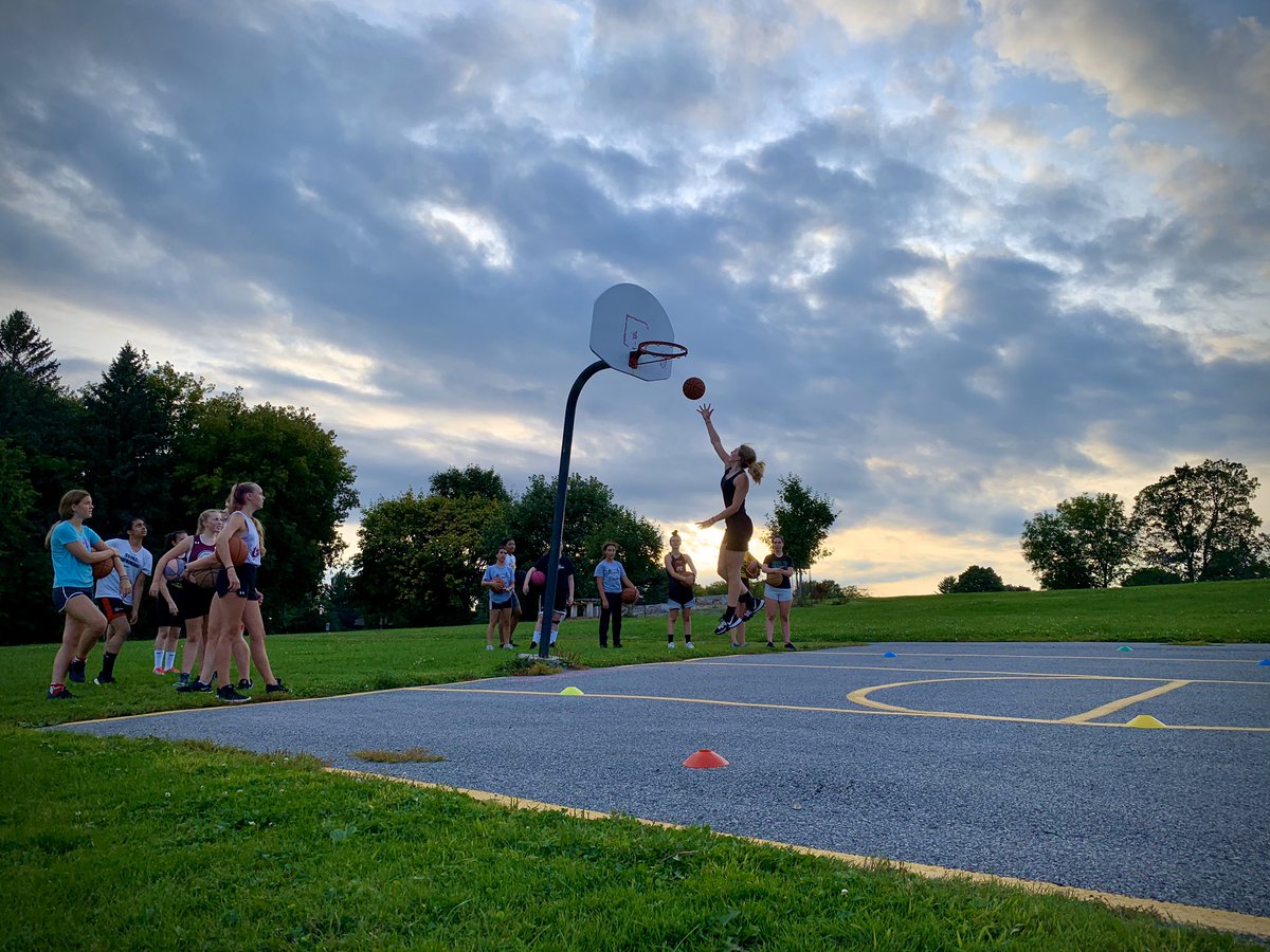 CoachCord's tweet photo. Three weeks in &amp; it’s been great start to getting back to the courts. Loving the fact that our modified drills has already included the removal of a wasps nest 😁. @ONL_Basketball @ottawahoops https://t.co/mBlTdAbfc9