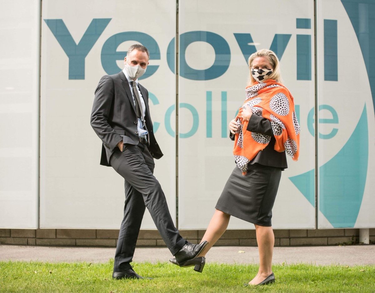 YeovilCollege's tweet photo. Masks should be worn in all communal areas of the Yeovil College campus and whilst travelling to college on one of our direct bus fleet. And whilst we understand the controversy surrounding this measure, we are clear, safety comes first for our students, staff and partners.💙 https://t.co/XNo5QICnsi