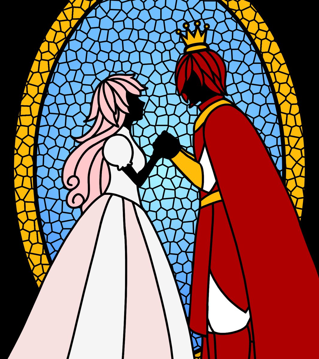 Samuraiflame's tweet photo. ✨ A new episode of The Rose Prince is up! ✨

This chapter has a stained glass style for Reina's story time sequence. I also included some cameos of other characters because I can. 😉

Once Upon a Time (Part 3)
https://t.co/zStCQRMx7v https://t.co/78NCzK6uUY