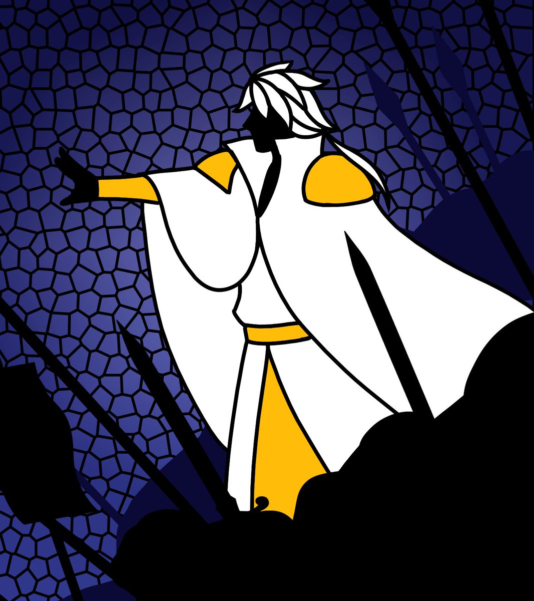 Samuraiflame's tweet photo. ✨ A new episode of The Rose Prince is up! ✨

This chapter has a stained glass style for Reina's story time sequence. I also included some cameos of other characters because I can. 😉

Once Upon a Time (Part 3)
https://t.co/zStCQRMx7v https://t.co/78NCzK6uUY