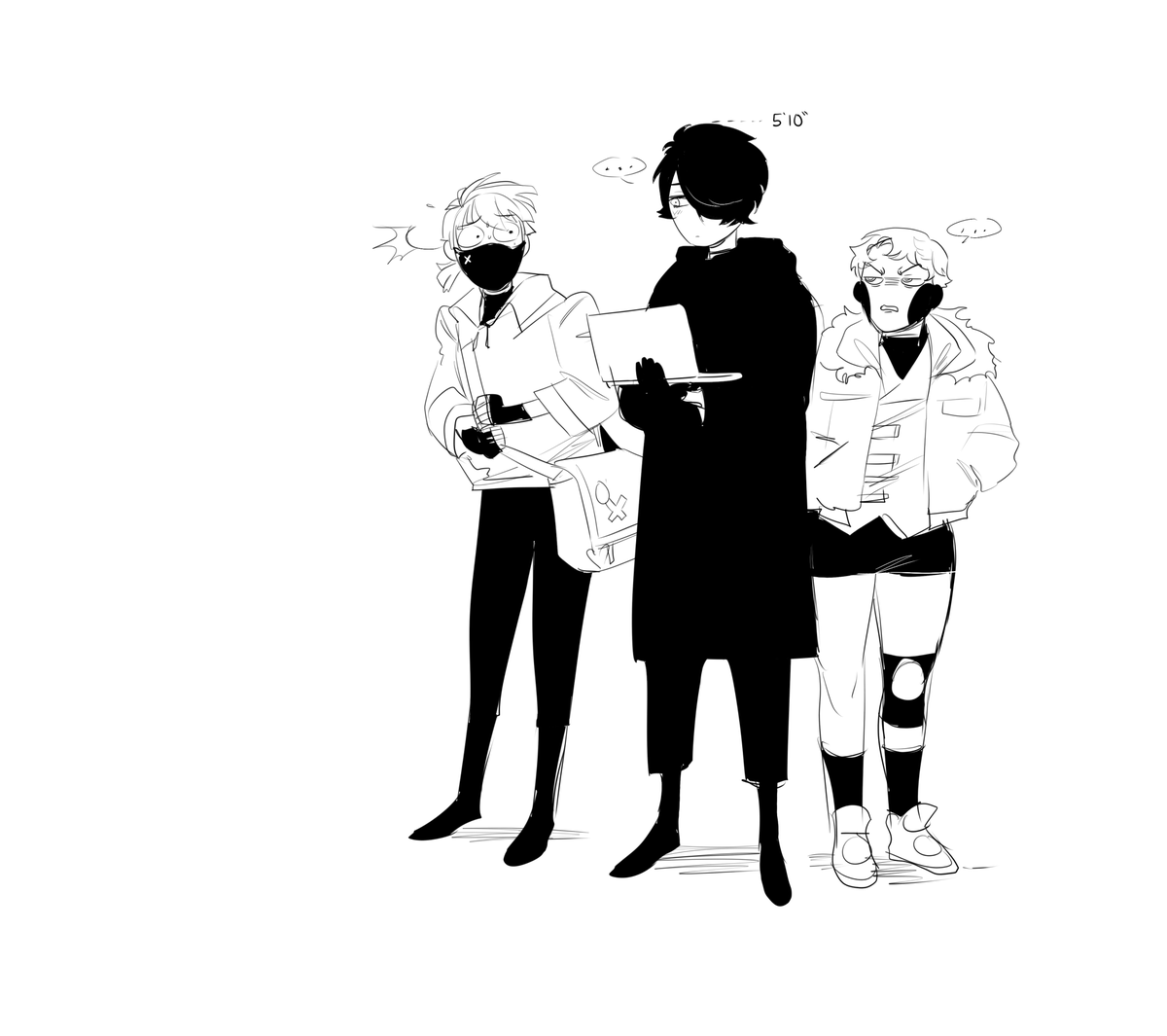 Have some old-ish scribbles and sketches form my RP group mostly featuring my friends kids to break up my self promo-ing, lol. 