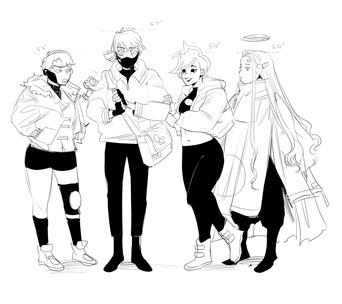 Have some old-ish scribbles and sketches form my RP group mostly featuring my friends kids to break up my self promo-ing, lol. 