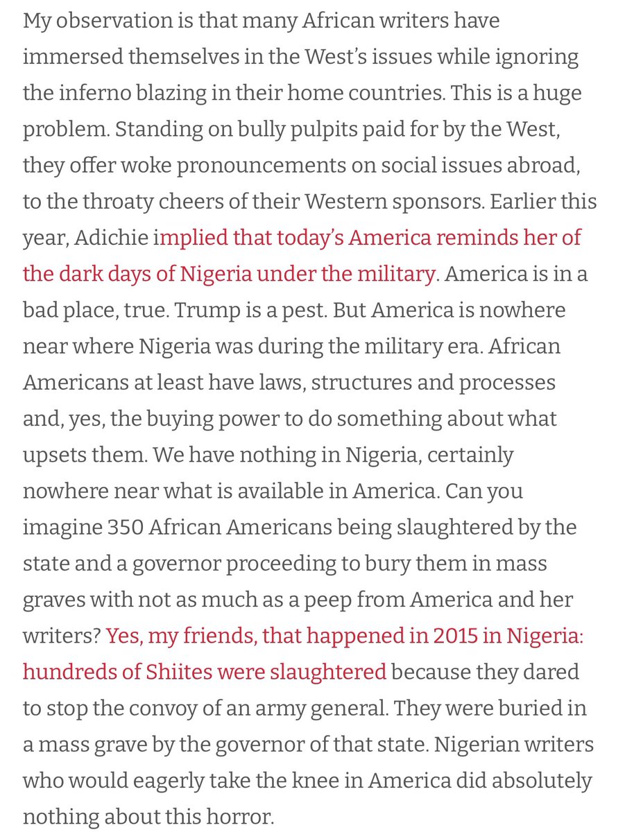 And read this please...  https://brittlepaper.com/2019/04/whyimtalkingaboutrace-on-african-writers-empathy-woke-identity-politics-and-skewed-priorities-ikhide-ikheloa/