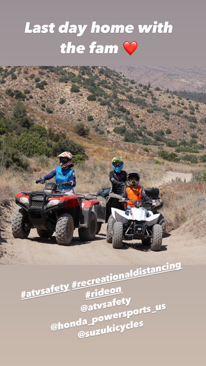 reallycb's tweet photo. This was the best day!! We’d never ATV’d so we did it right with a safety course by @atvsafety in Gorman! Learning everything step by step..Then hitting the trails 💙🏔
 #atvsafety #recreationaldistancing
#rideon 
@honda_powersports_us
@suzukicycles https://t.co/AI410Lcx5y