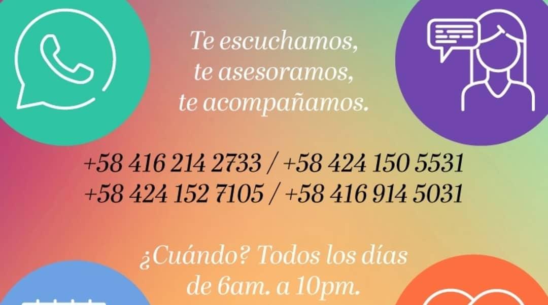 tinta_violeta's tweet photo. #VoluntariadoMayellHernández♀️

➡️En este momento de #cuarentena, abrimos nuestras líneas de atención telefónica para acompañar casos de violencia contra las mujeres, niñas, niños y adolescentes en #Venezuela. 

🔈¡Compañera, #NoEstásSola! ¡Hoy #NosTenemos! https://t.co/novOLlqQjW