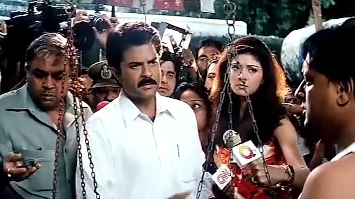BombayBasanti's tweet photo. #19YearsOfNayak

Political drama by #SShankar featuring #AnilKapoor #RaniMukerji #AmjrishPuri #PareshRawal #JohnnyLever #PoojaBatra #SaurabhShukla
#ARRahman #AnandBakshi #AnuragKashyap

@AnilKapoor @SirPareshRawal @iamjohnylever  
@shankarshanmugh @arrahman https://t.co/a6dd0Ljxgk