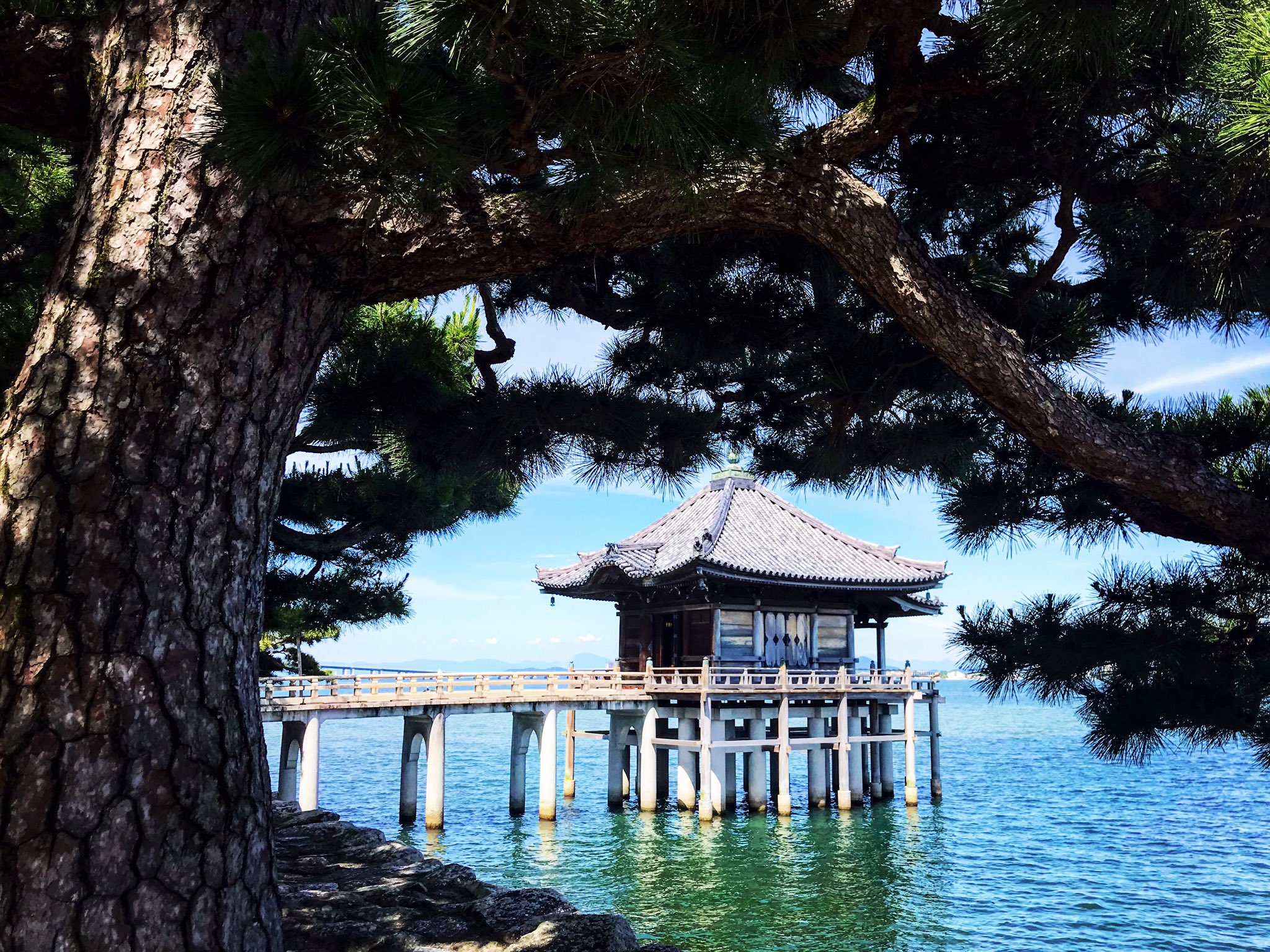 満月寺浮御堂 Twitter Search Twitter