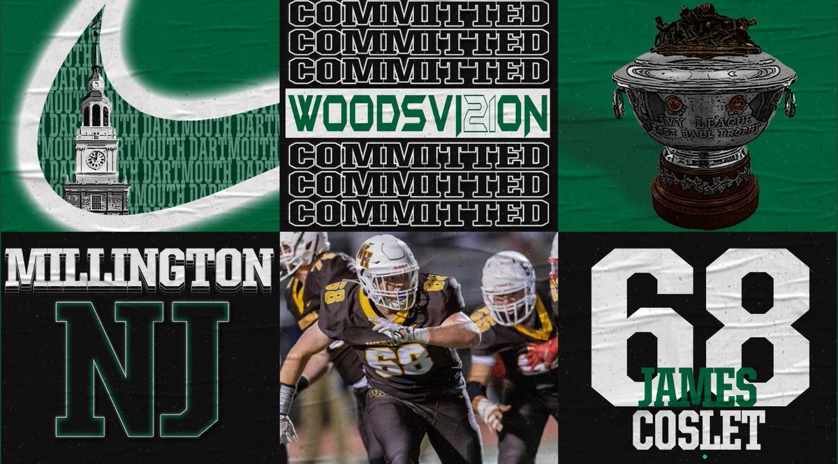 CosletJames's tweet photo. 🟢⚪️COMMITTED!!! 🟢⚪️  #WOODSVI21ON #THEWOODS @DartFootball  @BTeevens @coach_dobes @coachkeithclark @RichSeubert69 https://t.co/0fvXyDMnwd