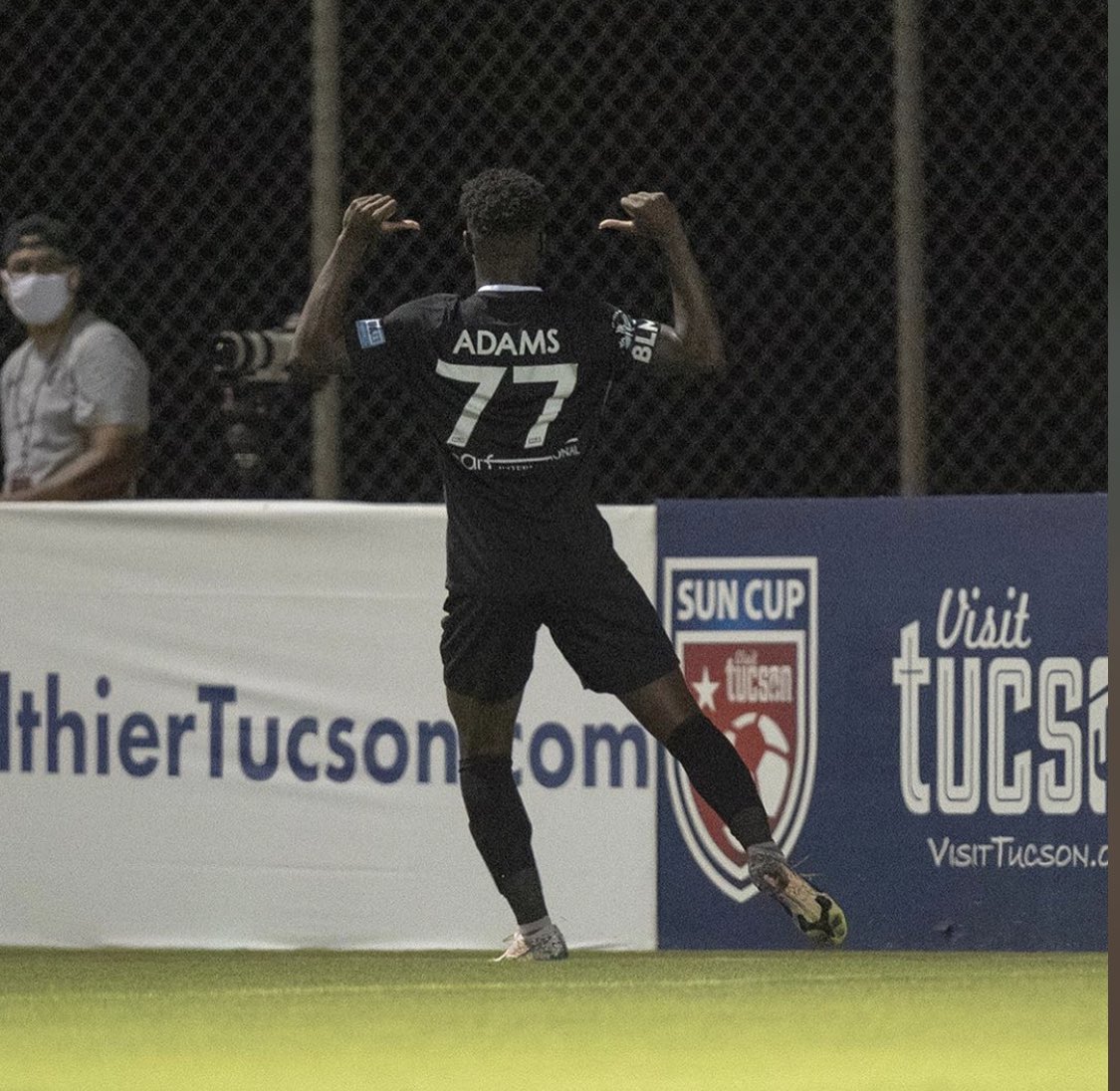 TNSoccerClub's tweet photo. Former TSC player @shakeemadams has been on π₯ for @FCTucson!
Last night was his 4οΈβ£th consecutive game with at least one goal.
#TSCpros https://t.co/bUxlYEqtk8