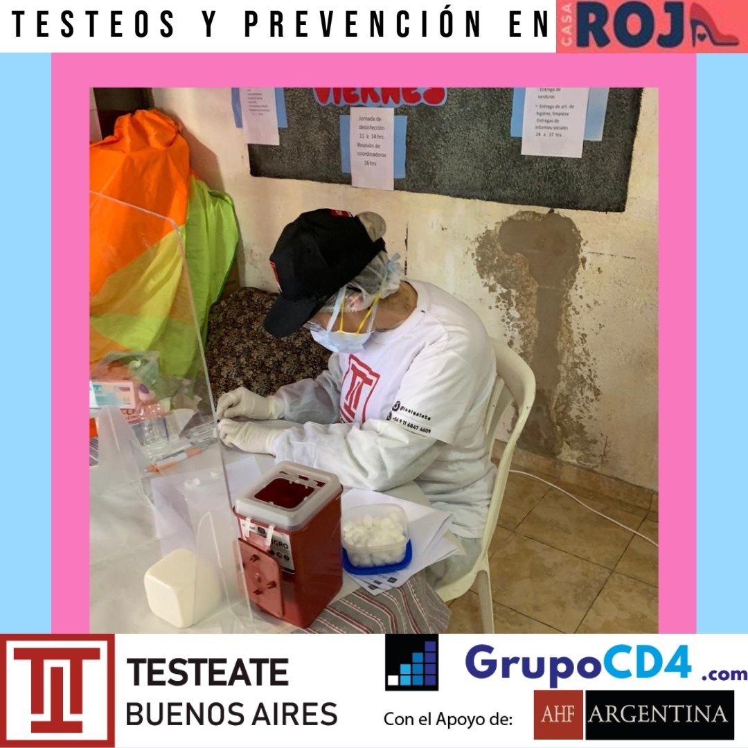 hivindetectable's tweet photo. Viernes 04/09 nueva jornada de Testeos y Prevención en Casa Roja Testeos Rápidos de VIH.
Gracias  y a todes  Siempre es mejor saber!!!

@testeateba @grupocd4 @ahfargentina @ammarsindicat @geororellano @putas.feministas https://t.co/pXutpoDIzj