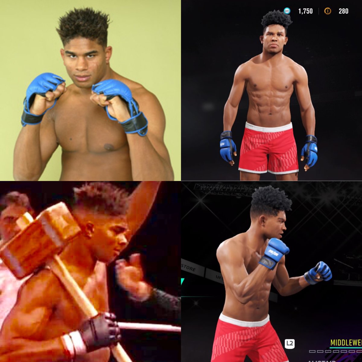 player_create's tweet photo. Latest UFC 4 CAF: Young Overeem! #ufc4caf #ufc4 #ubereem #thedemolitionman #alistairovereem #createaplayer https://t.co/vC8o2Soiru