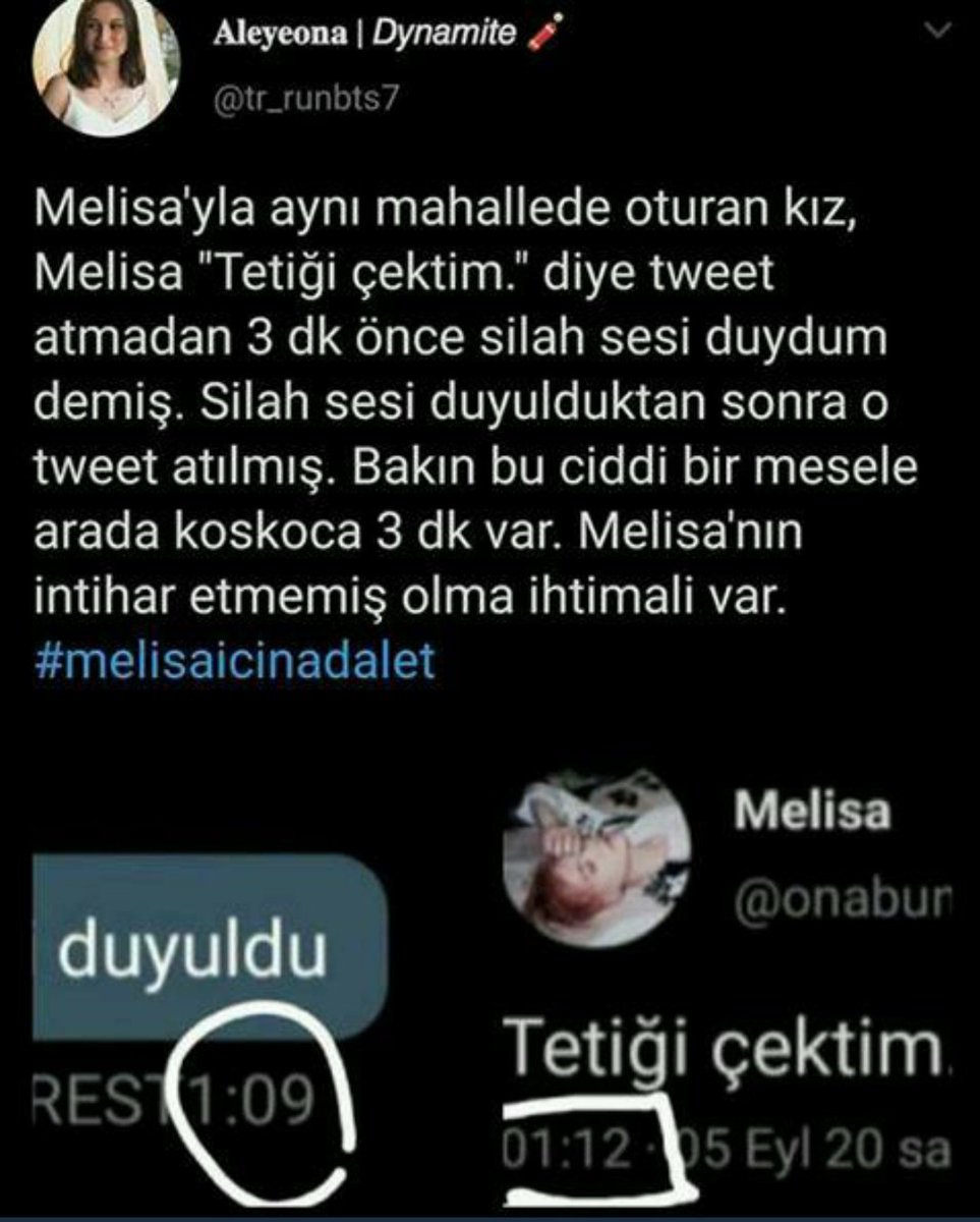hilylena's tweet photo. Bu nasıl bir durumdur?
Melisa içi adalet istiyoruz !!

#melisaicinadaletistiyoruz
#özürdileAtv
#melisaiçinadalet https://t.co/2GldkNcmZP