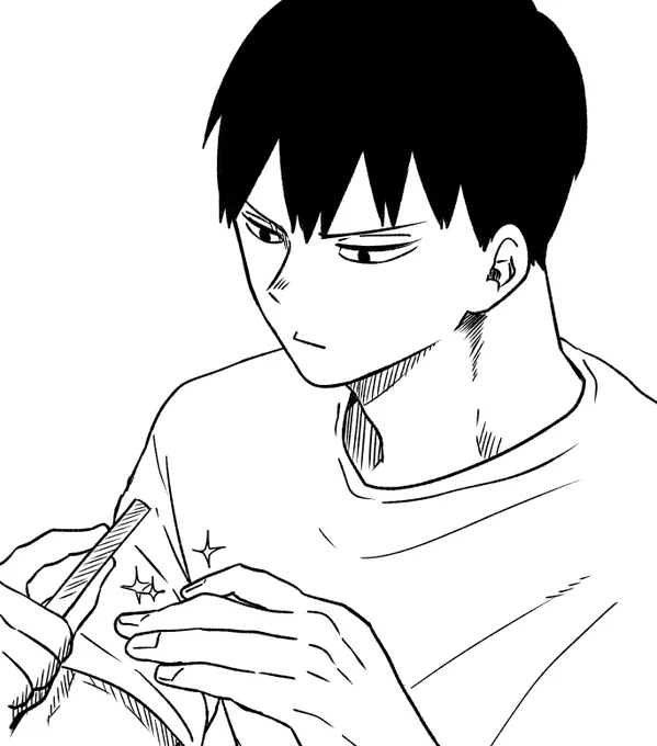 寝る? 