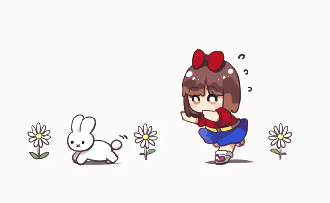 寂しがり屋のウサギ追いかけて〜♫

#内田彩 