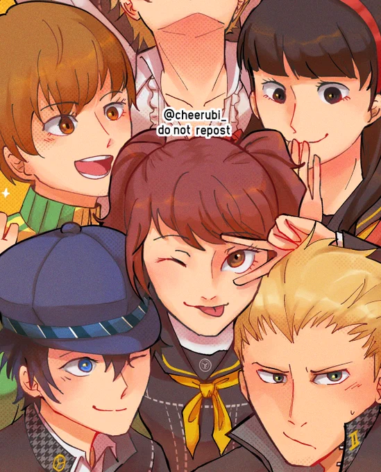 i am thou, thou art i
we're a happy family~
#p4 #persona4 #p4g 